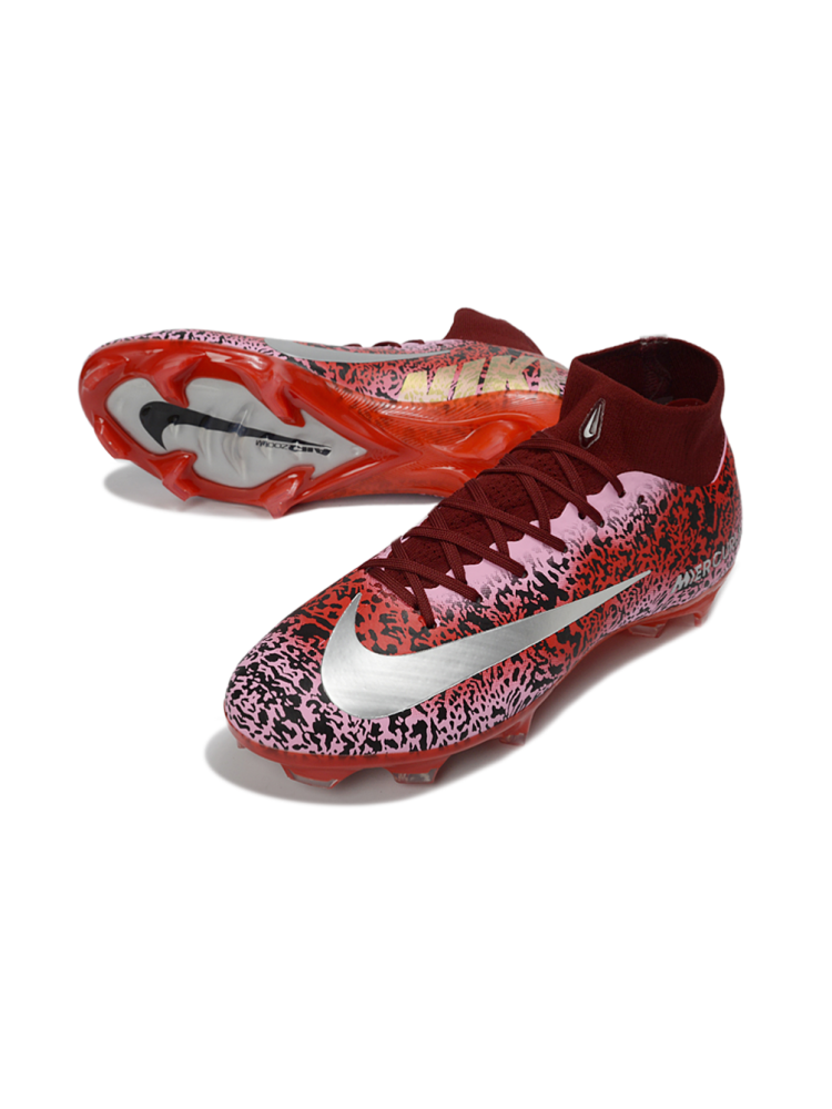 Nike Air Zoom Mercurial Superfly IIX Elite FG Safari Red Silver