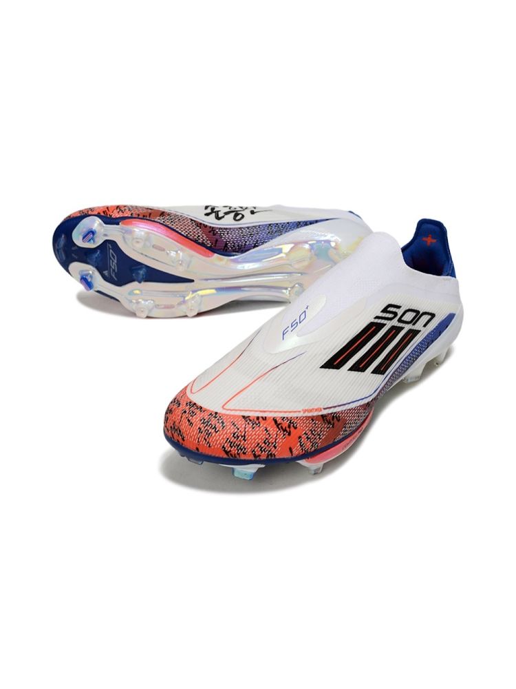 adidas F50+ Elite LightStrike FG White Orange Blue
