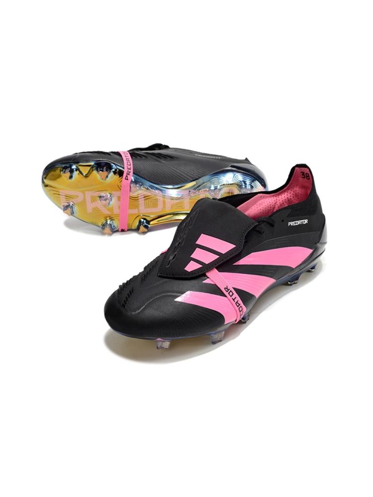 adidas Predator Elite Fold-over Tongue FG - Black/Pink