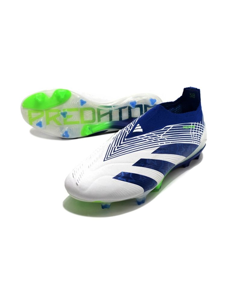 Adidas Predator Elite Laceless FG White Blue Green