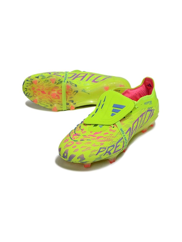 adidas Predator Elite Tongue FG - Lucid Lemon/Lucid Pink/Blue Fusion
