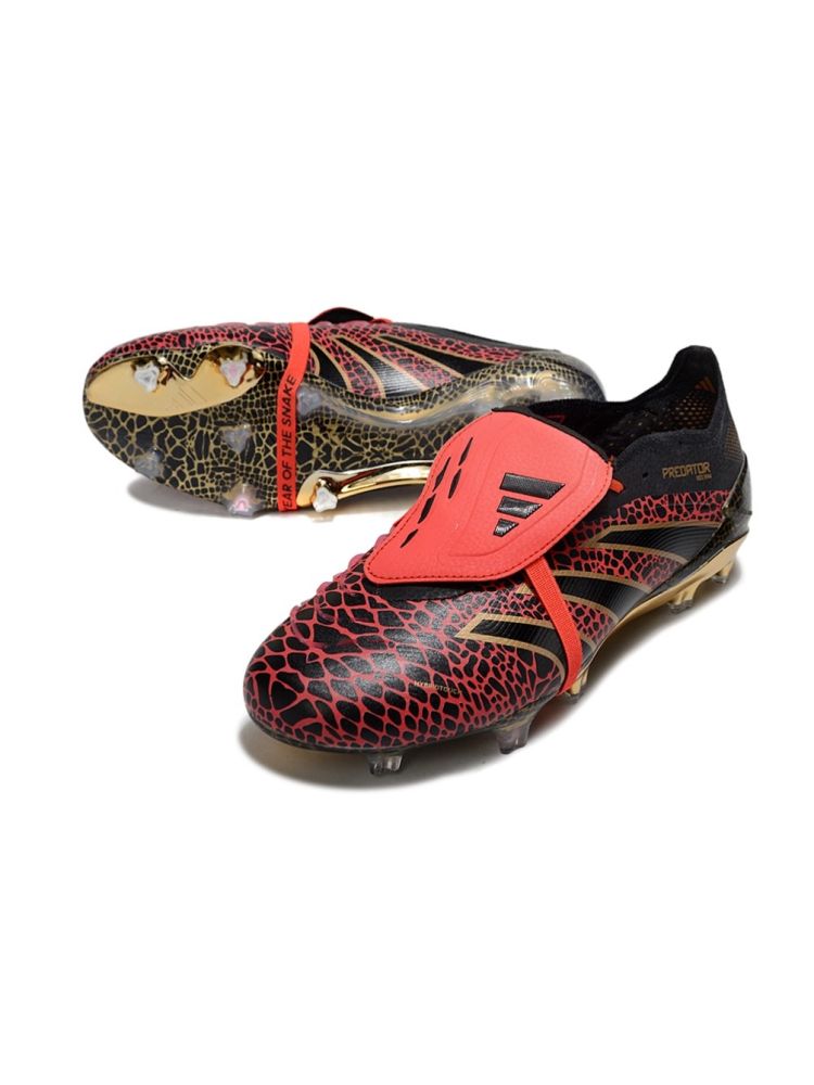 adidas Predator Elite Tongue FG - Lucid Red/Gold Metallic/Black