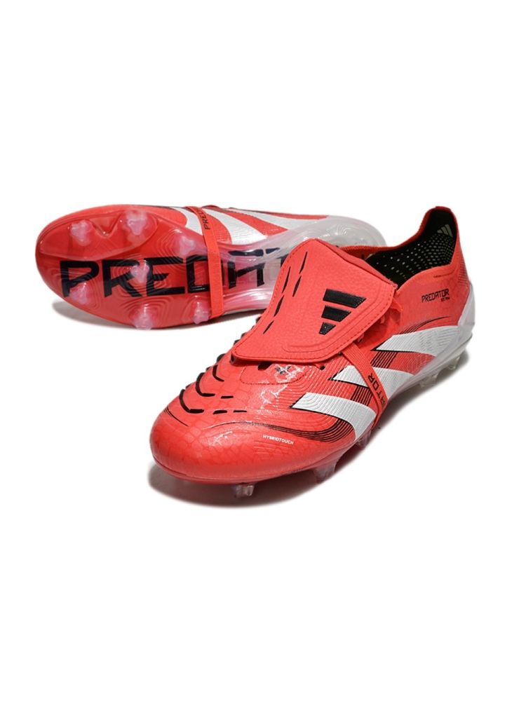 adidas Predator Elite Tongue FG 2025 Pure Victory - Lucid Red/White/Black