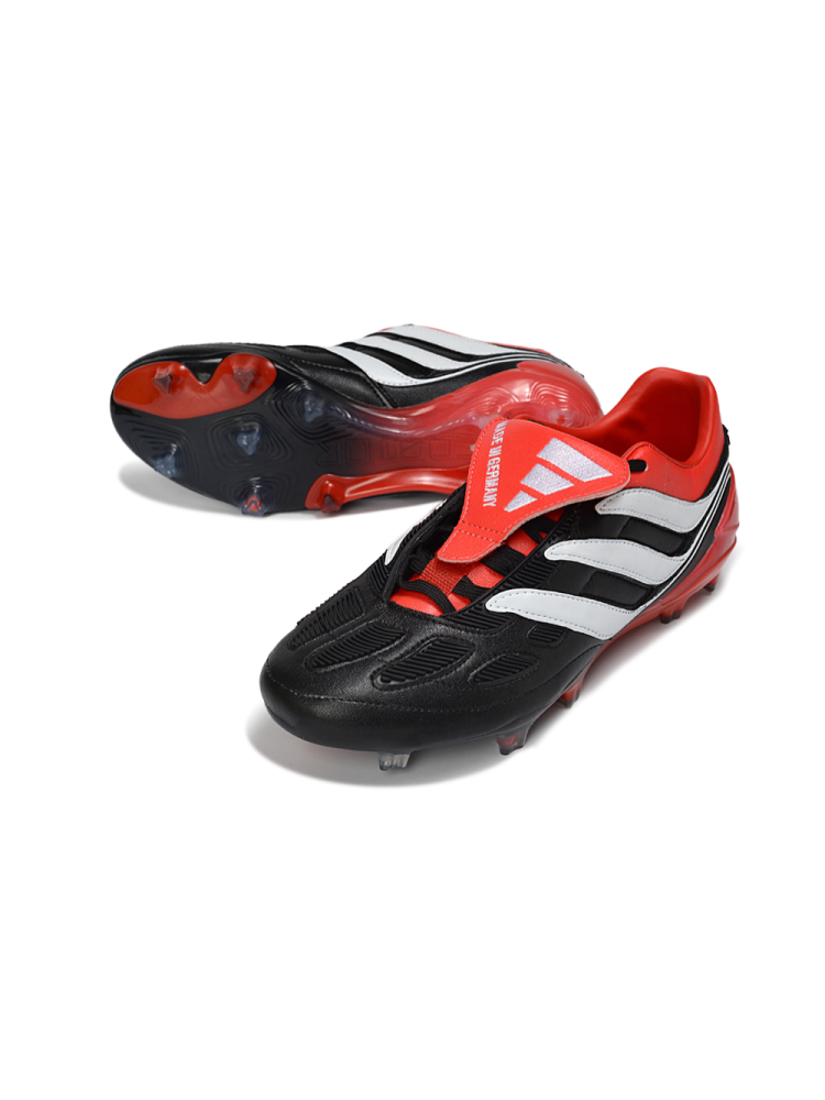 Adidas Predator Precision FG Core Black Cloud White Collegiate Red