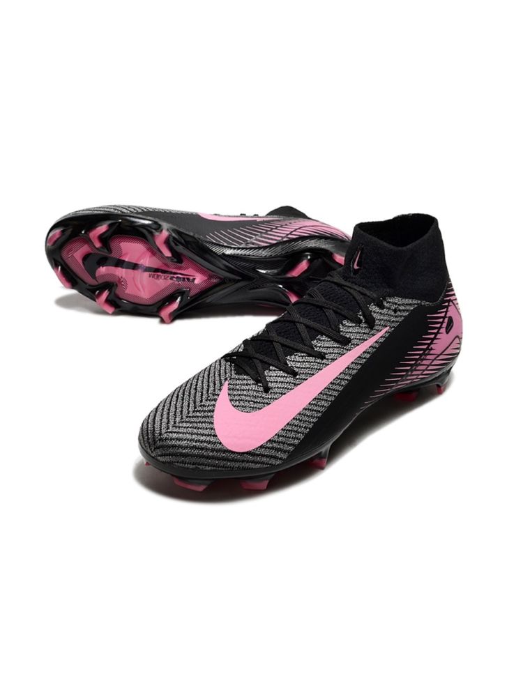 Nike Air Zoom Mercurial Superfly 10 Elite FG Black Pink