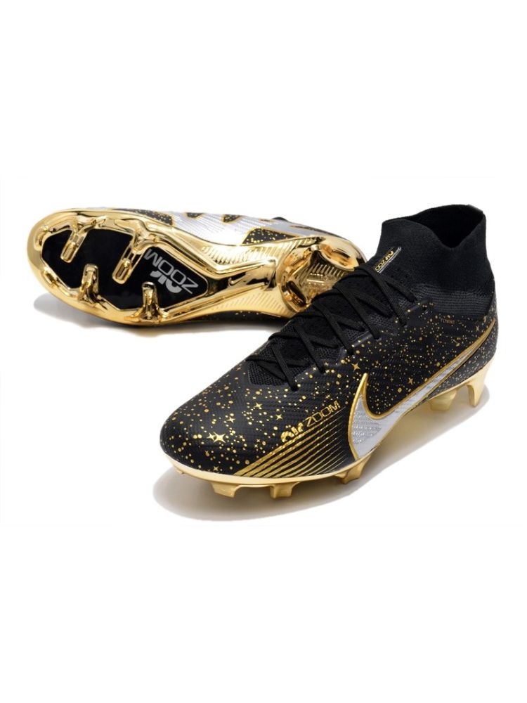 Nike Air Zoom Mercurial Superfly 9 Elite FG - Black/Metallic Gold