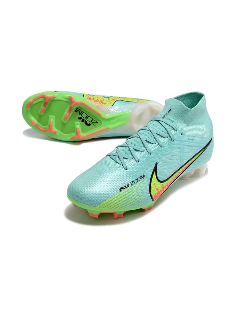 Nike Air Zoom Mercurial Superfly 9 Elite FG - Blue/Volt/Green