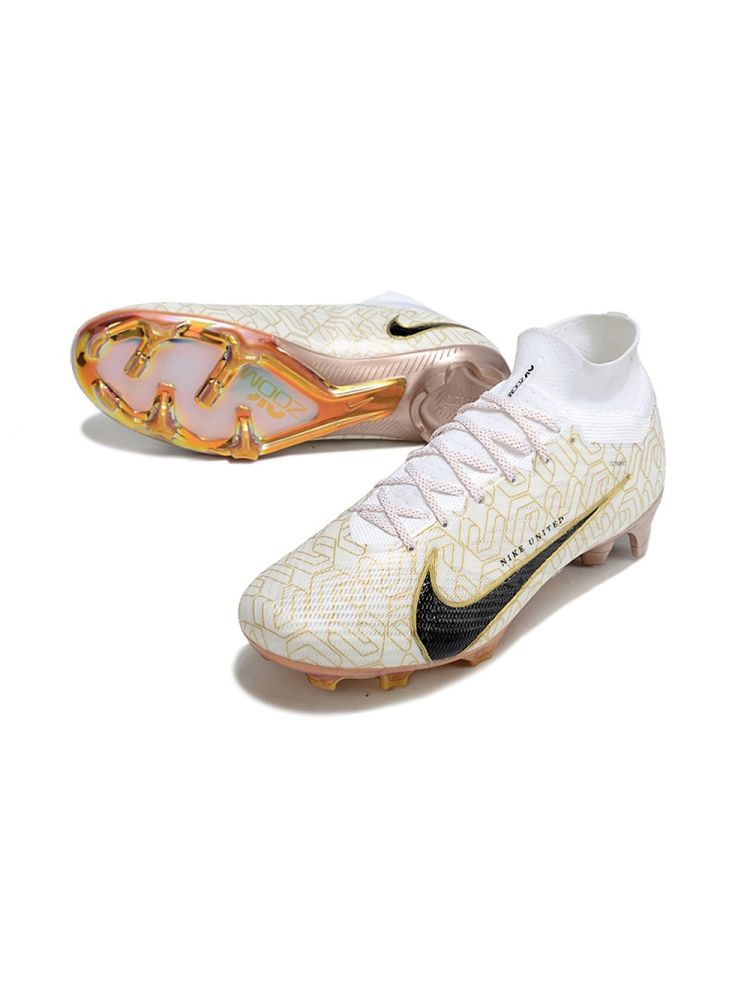 Nike Air Zoom Mercurial Superfly 9 Elite FG United Golden - White/Metallic Gold/Black