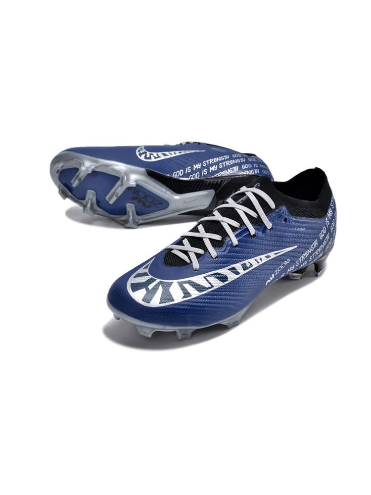 Nike Air Zoom Mercurial Vapor 15 Elite FG - Blue/Silver/Black