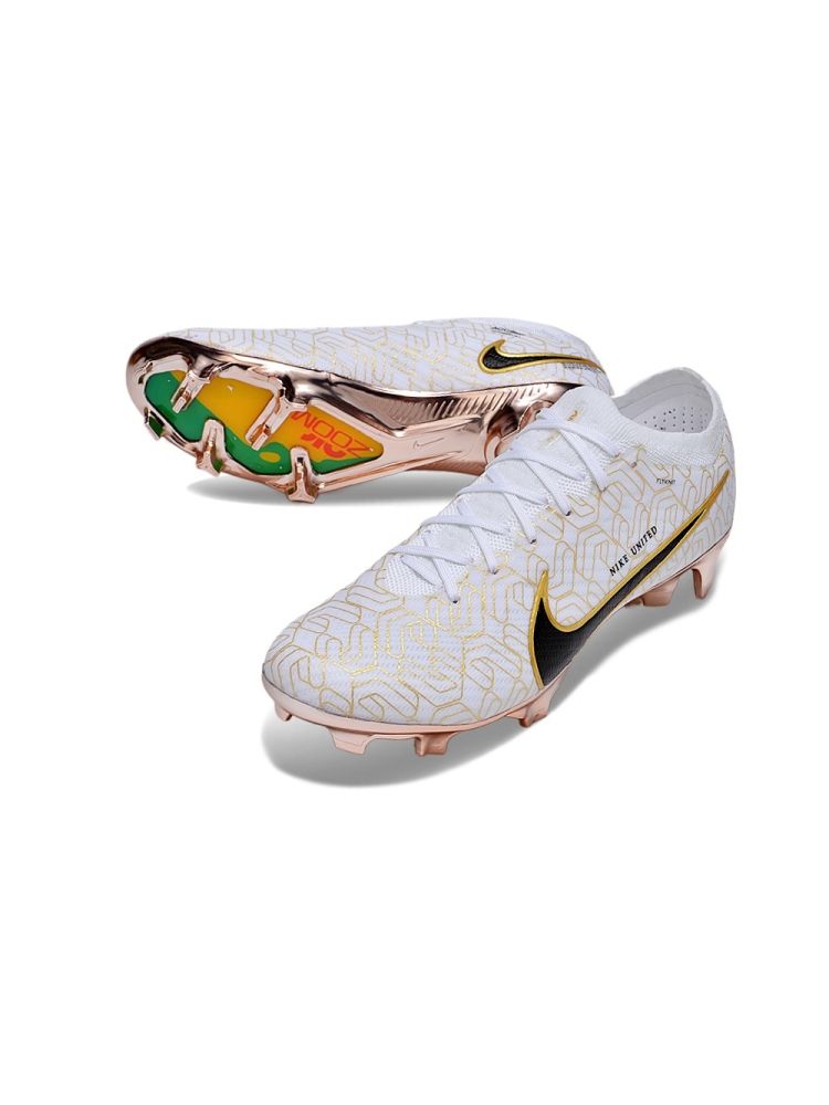 Nike Air Zoom Mercurial Vapor 15 Elite FG United Golden - White/Metallic Gold/Black