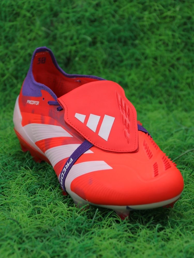 adidas Predator Elite Fold-over Tongue FG - Red/White/Purple