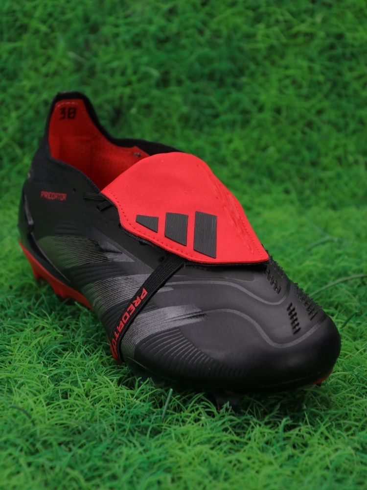 adidas Predator Elite Fold-over Tongue FG Black Red