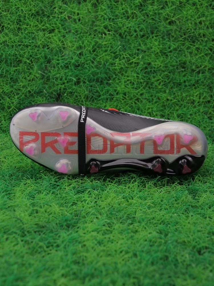 adidas Predator Elite Fold-over Tongue FG Zebra - Black/White/Red