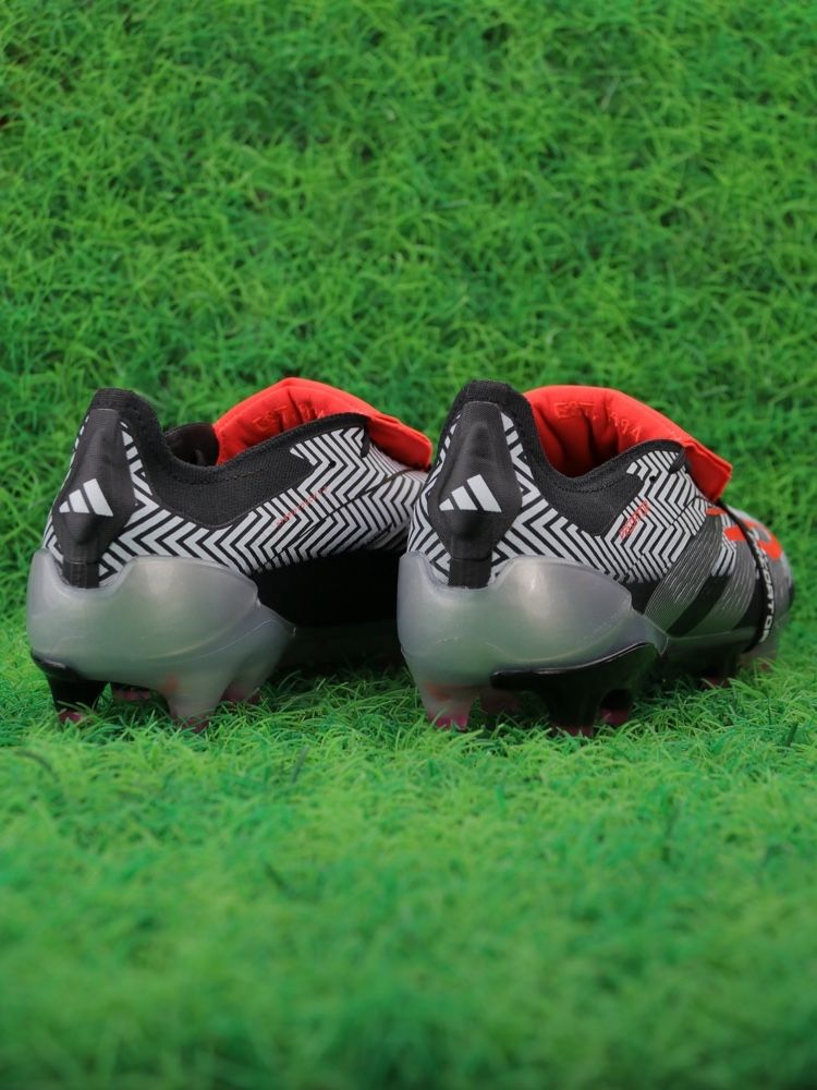 adidas Predator Elite Fold-over Tongue FG Zebra - Black/White/Red