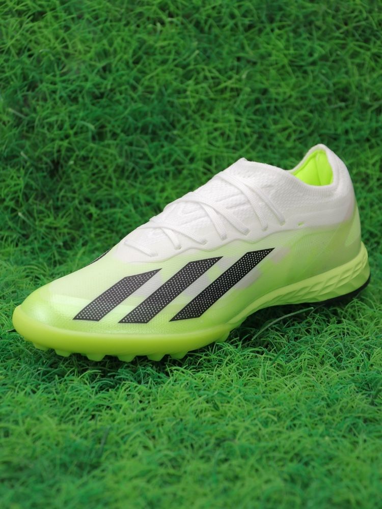 adidas X Crazyfast.1 TF Turf Crazyrush - White/Black/Lucid Lemon