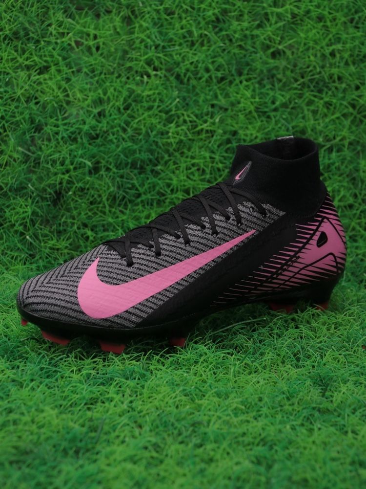 Nike Air Zoom Mercurial Superfly 10 Elite FG Black Pink
