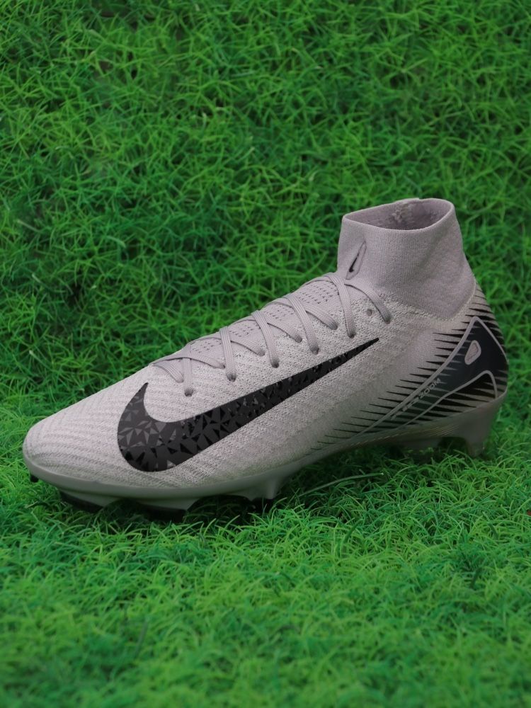 Nike Air Zoom Mercurial Superfly 10 Elite FG Grey Black