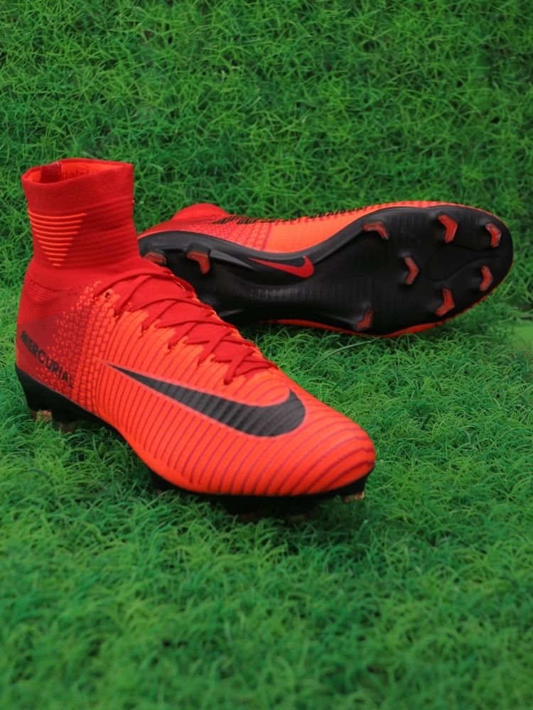 Nike Mercurial Superfly V FG Fire - University Red/Black