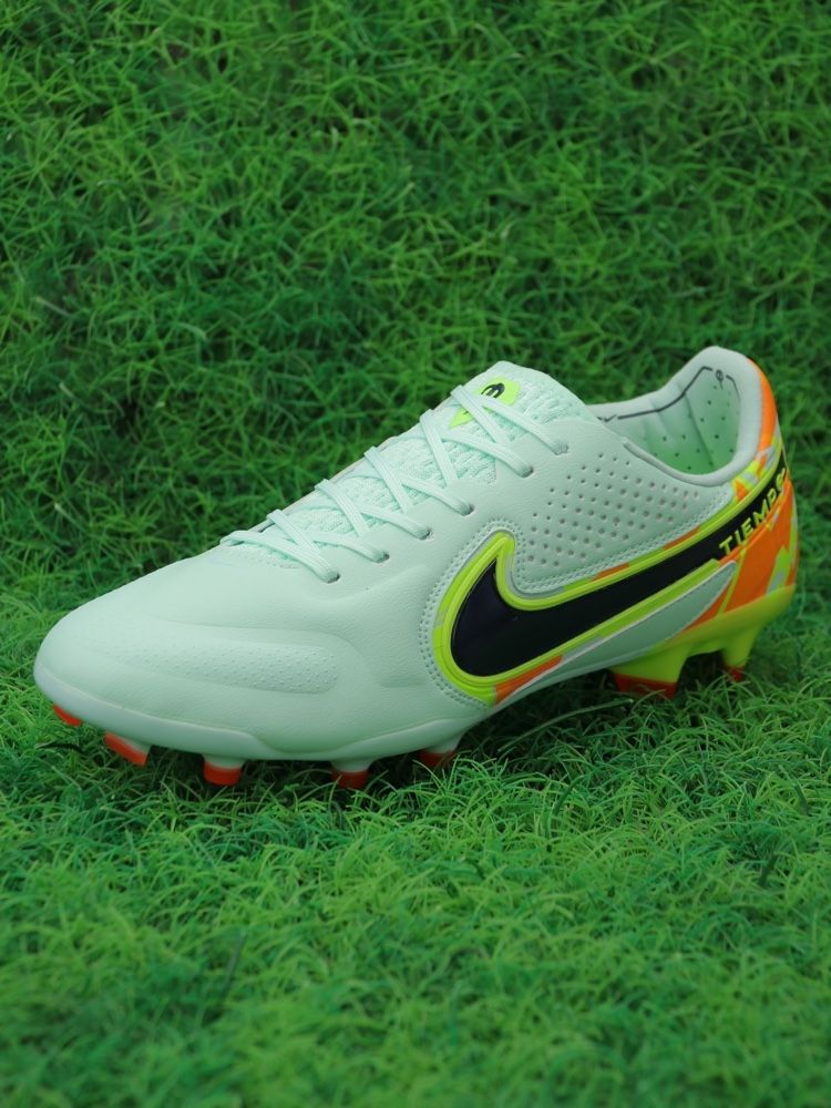 Nike Tiempo Legend 9 Elite FG Bonded - Barely Green/Blackened Blue/Orange