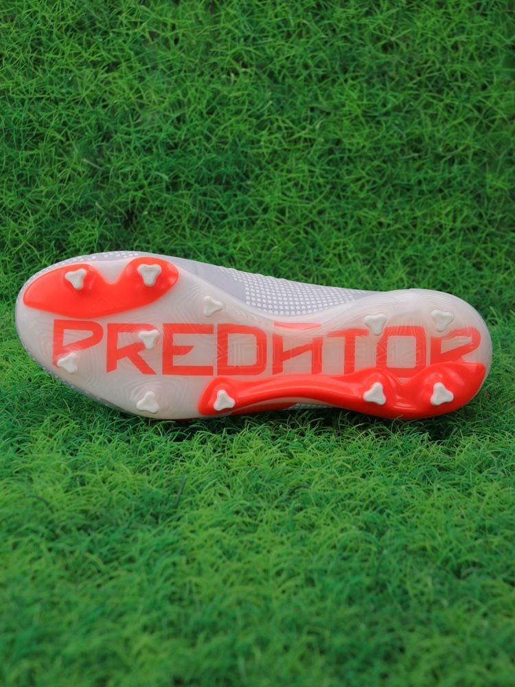 adidas Predator Elite Laceless FG Gray Crimson White