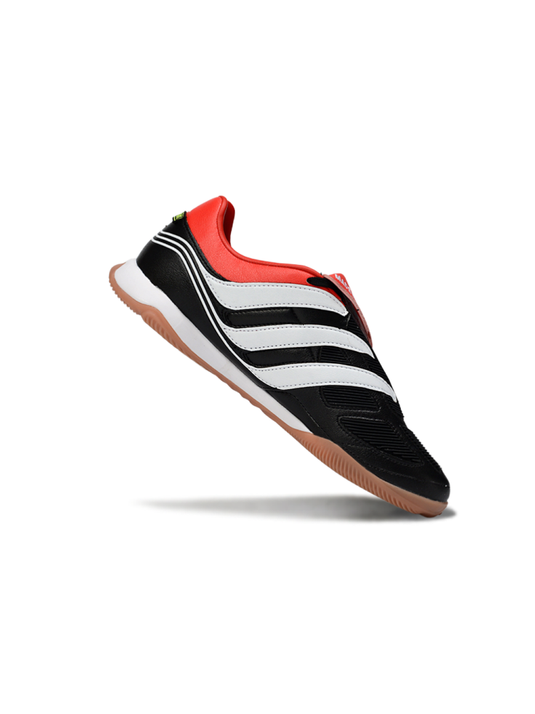 adidas Predator Precision IN Core Black Silver Metallic Vivid Red