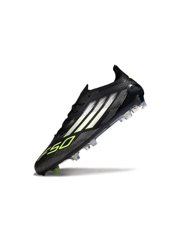 2025 adidas F50 Elite FG Black Silver Volt