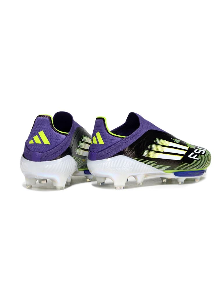 2025 adidas F50+ Elite LightStrike FG Unity Purple White Lucid Lemon