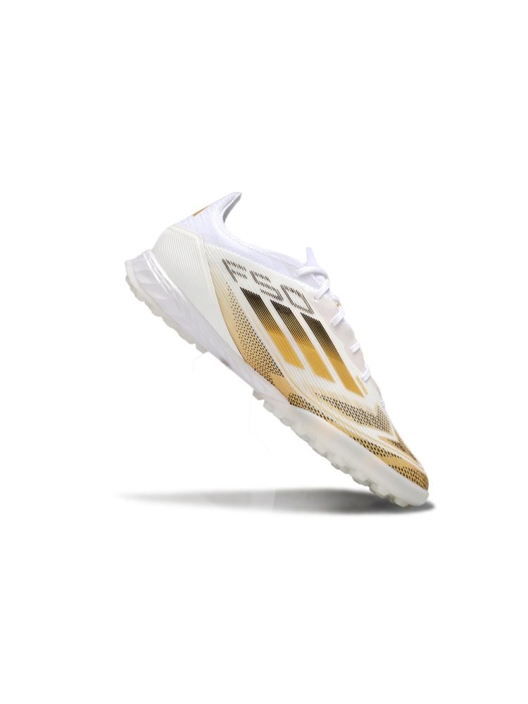2025 adidas F50 PRO TF White Gold