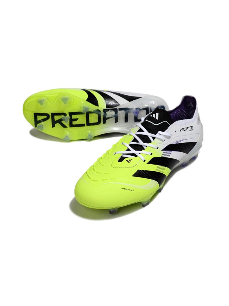 2025 adidas Predator Elite FG White Black Volt