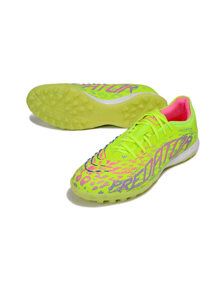2025 adidas Predator Elite TF Lucid Lemon Lucid Pink Blue Fusion