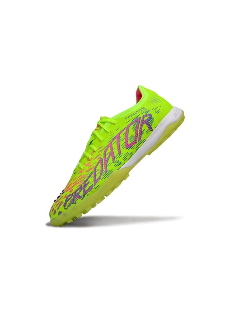 2025 adidas Predator Elite TF Lucid Lemon Lucid Pink Blue Fusion