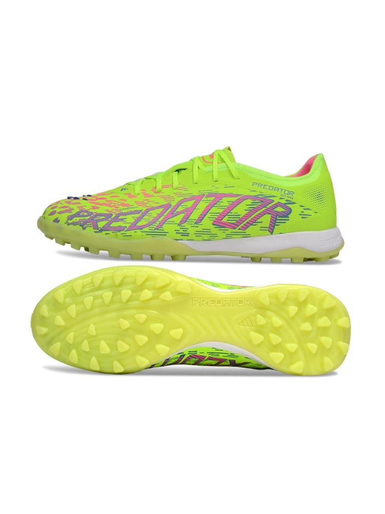 2025 adidas Predator Elite TF Lucid Lemon Lucid Pink Blue Fusion