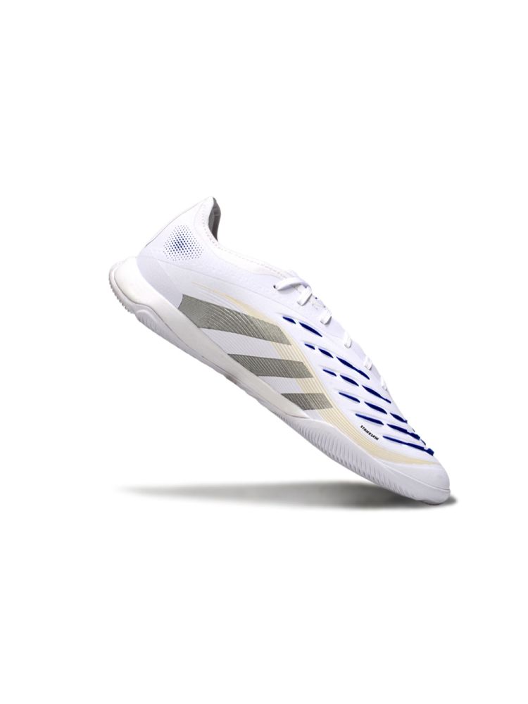 2025 adidas Predator ELITE IN White Silver Metallic Bright Royal