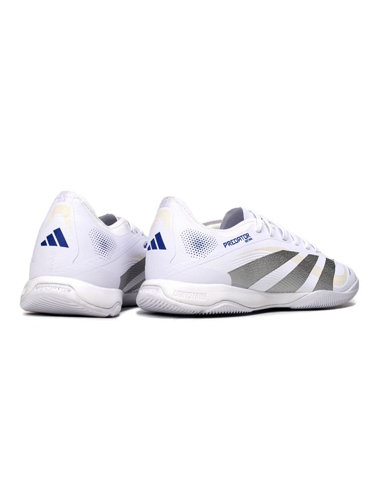 2025 adidas Predator ELITE IN White Silver Metallic Bright Royal