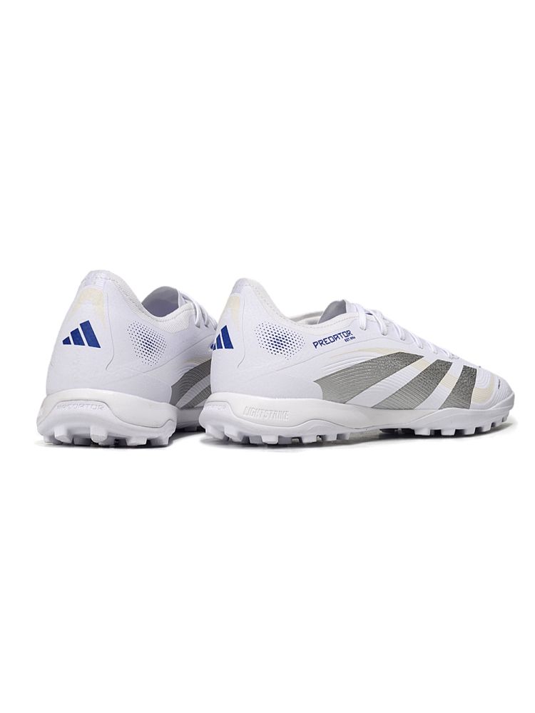 2025 adidas Predator League TF White Silver Metallic Bright Royal