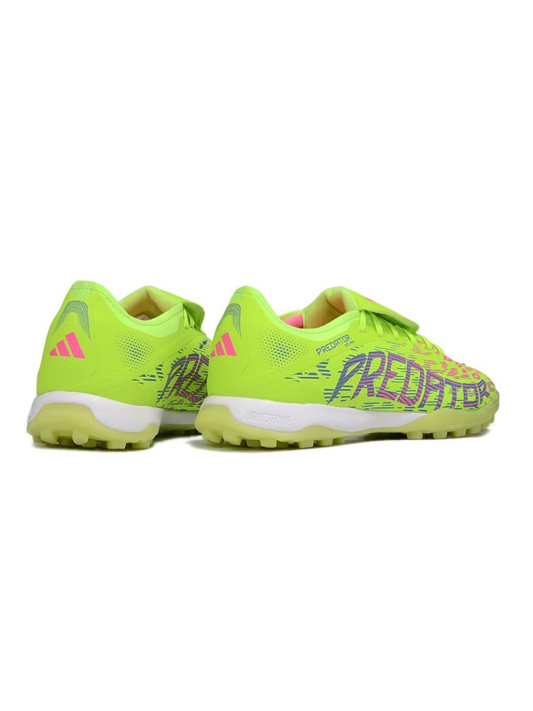 2025 adidas Predator League Tongue TF Lucid Lemon Lucid Pink Blue Fusion