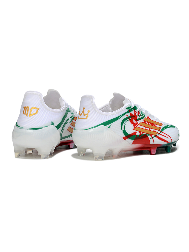 Adidas F50 Elite FG White Green Gold Red