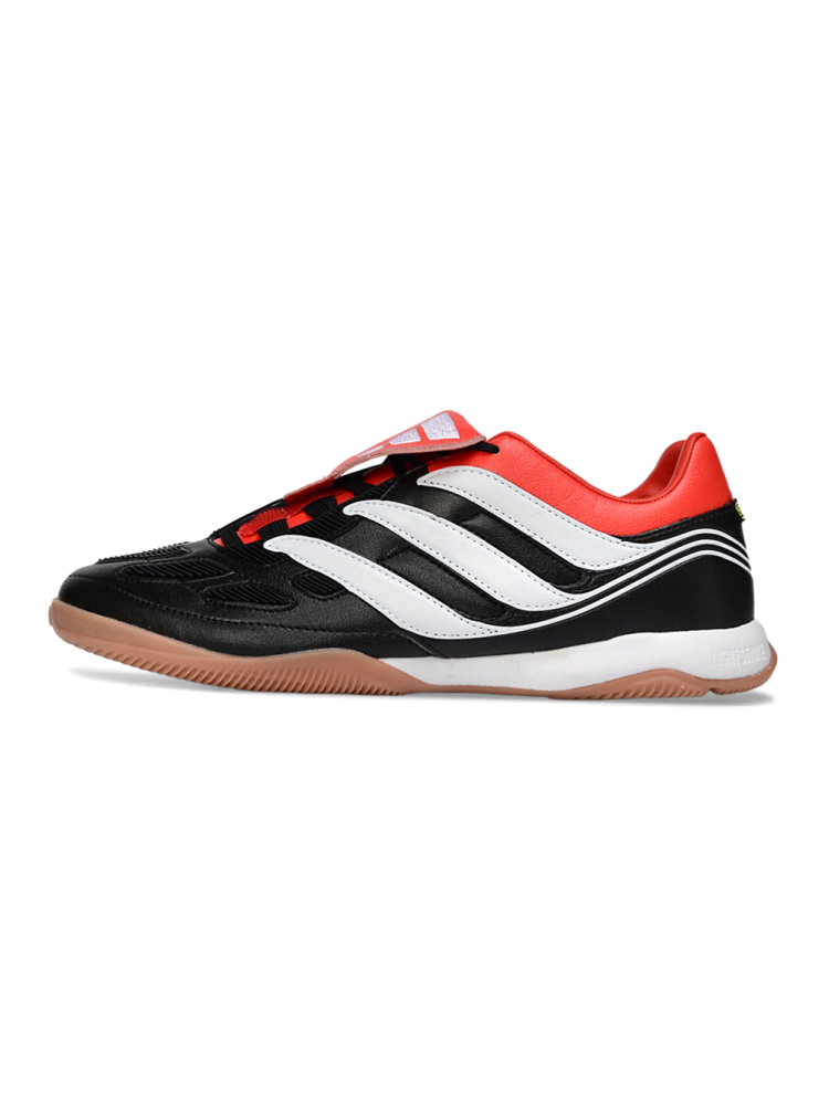 adidas Predator Precision IN Core Black Silver Metallic Vivid Red