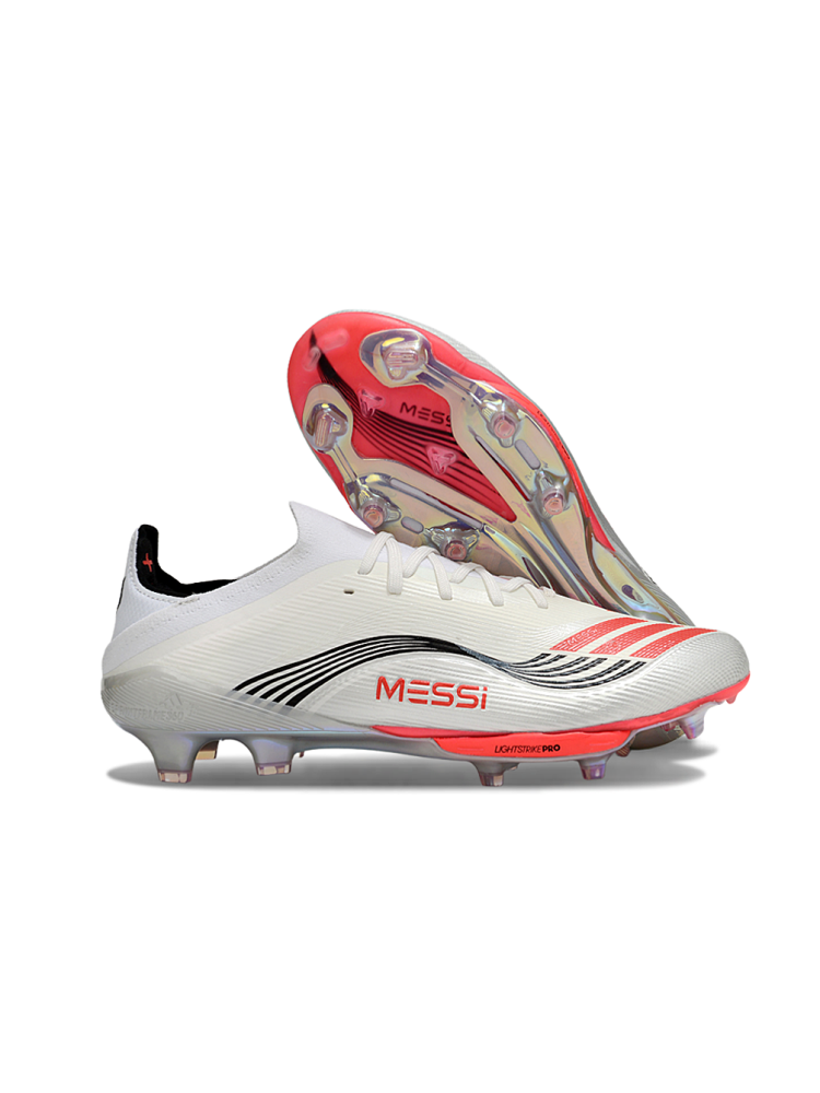 Adidas F50 Messi Elite FG Prestig10 - Footwear White Lucid Red Silver Metallic