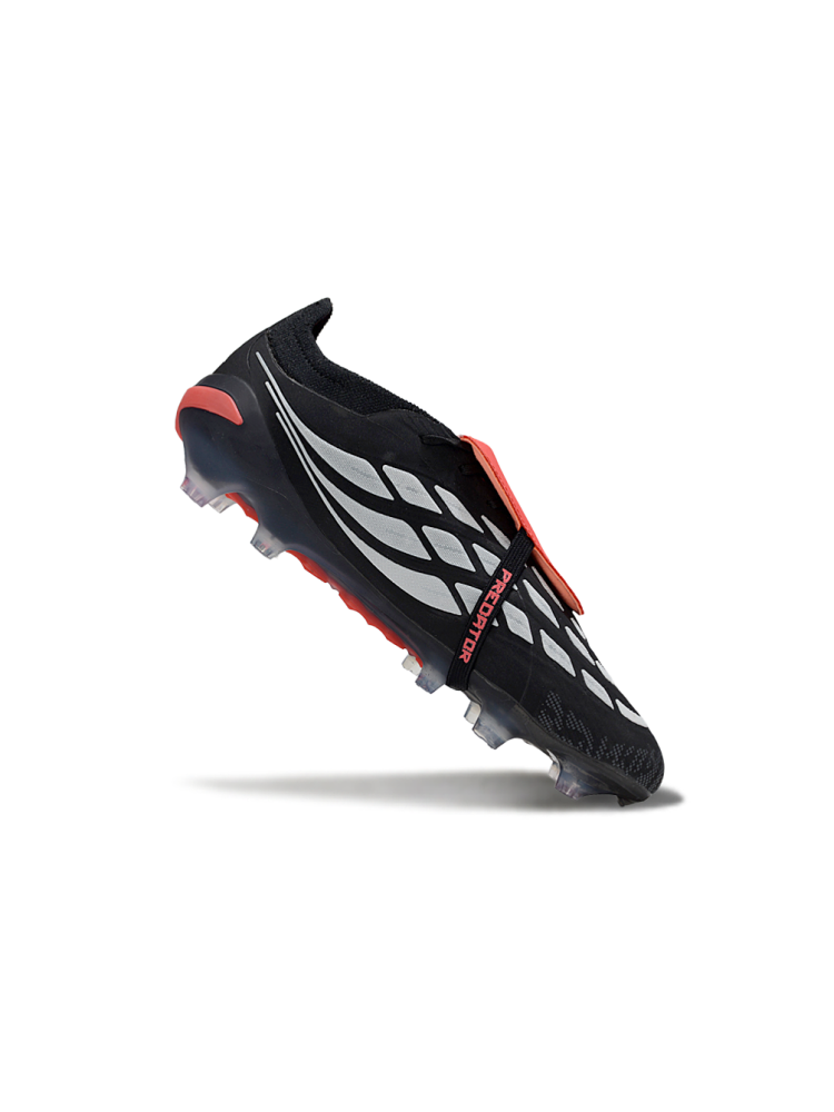 adidas 26 Predator Elite Tongue FG Immortal DNA - Black Pack Black White Red