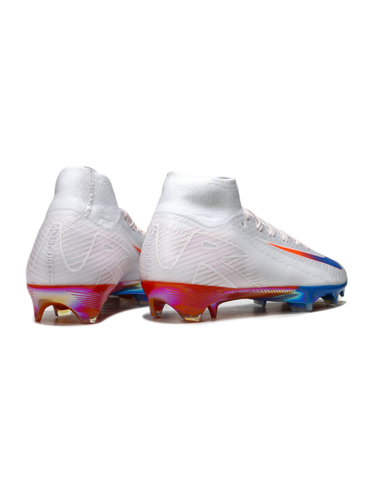Nike Air Zoom Mercurial Superfly 10 Elite FG White Blue Red