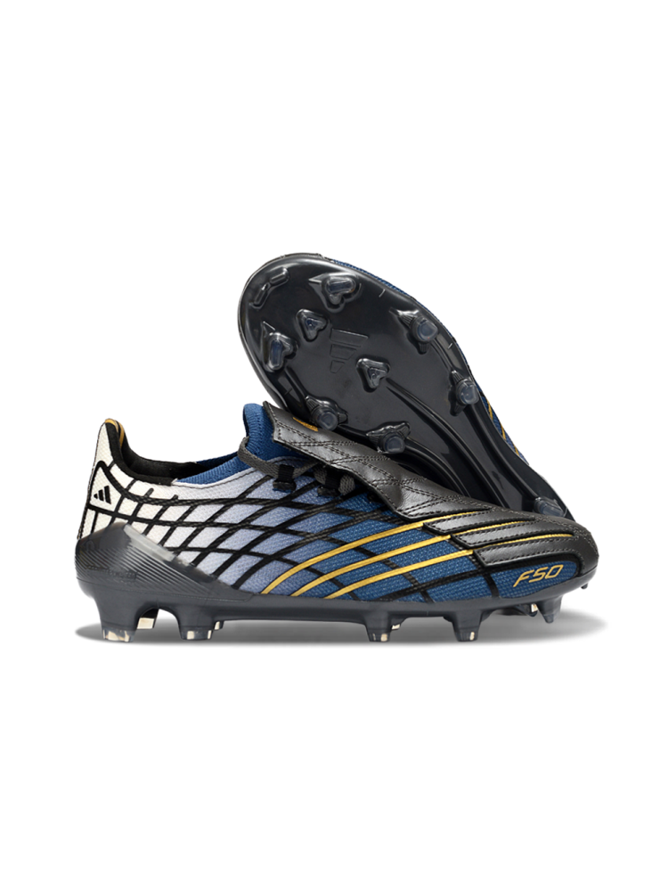 Adidas F50 Spider 2025 Remake Boots FG Blue Yellow Sky Rush Tech Indigo