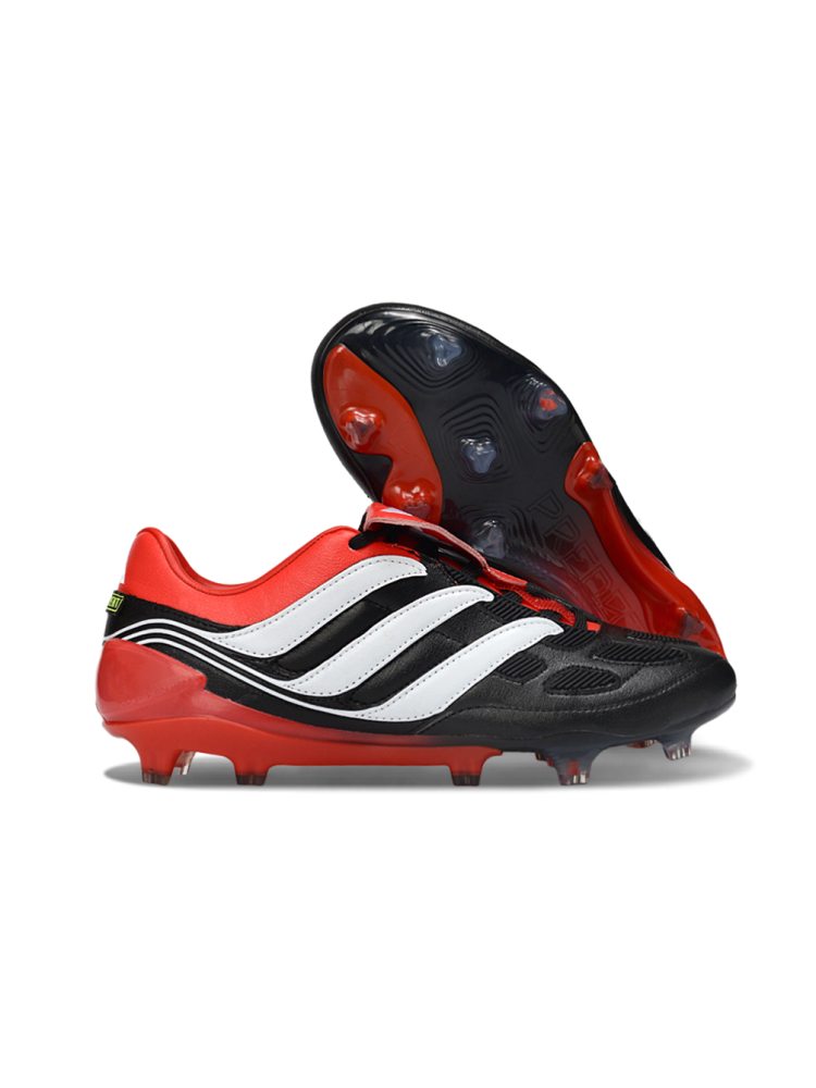 Adidas Predator Precision FG Core Black Cloud White Collegiate Red