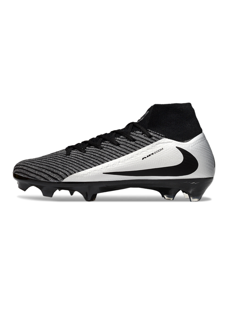 Nike Air Zoom Mercurial Superfly 10 Elite FG Black Silver