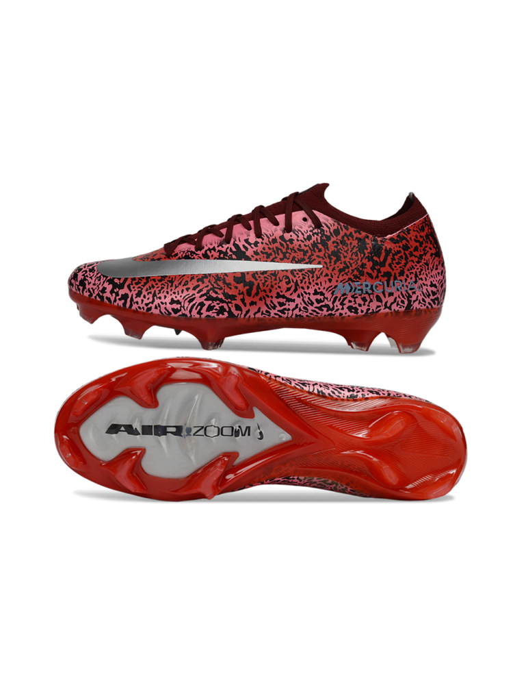 Nike Air Zoom Mercurial Vapor 16 Elite FG Safari Red Silver