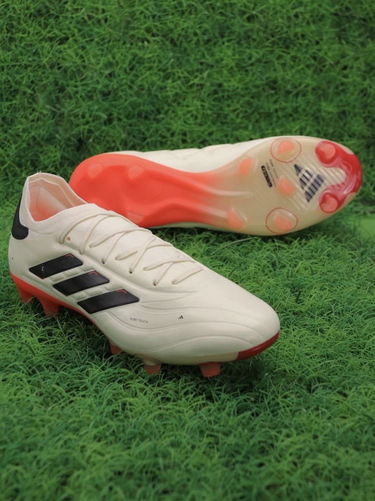 adidas Copa Pure 2 Elite KT FG Solar Energy - Ivory/Core Black/Solar Red