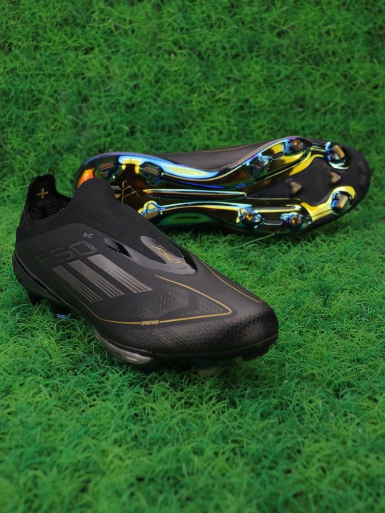 adidas F50+ Elite FG Dark Spark - Core Black/Iron Met/Gold Met