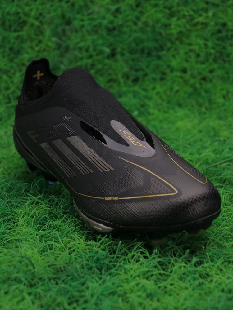 adidas F50+ Elite FG Dark Spark - Core Black/Iron Met/Gold Met