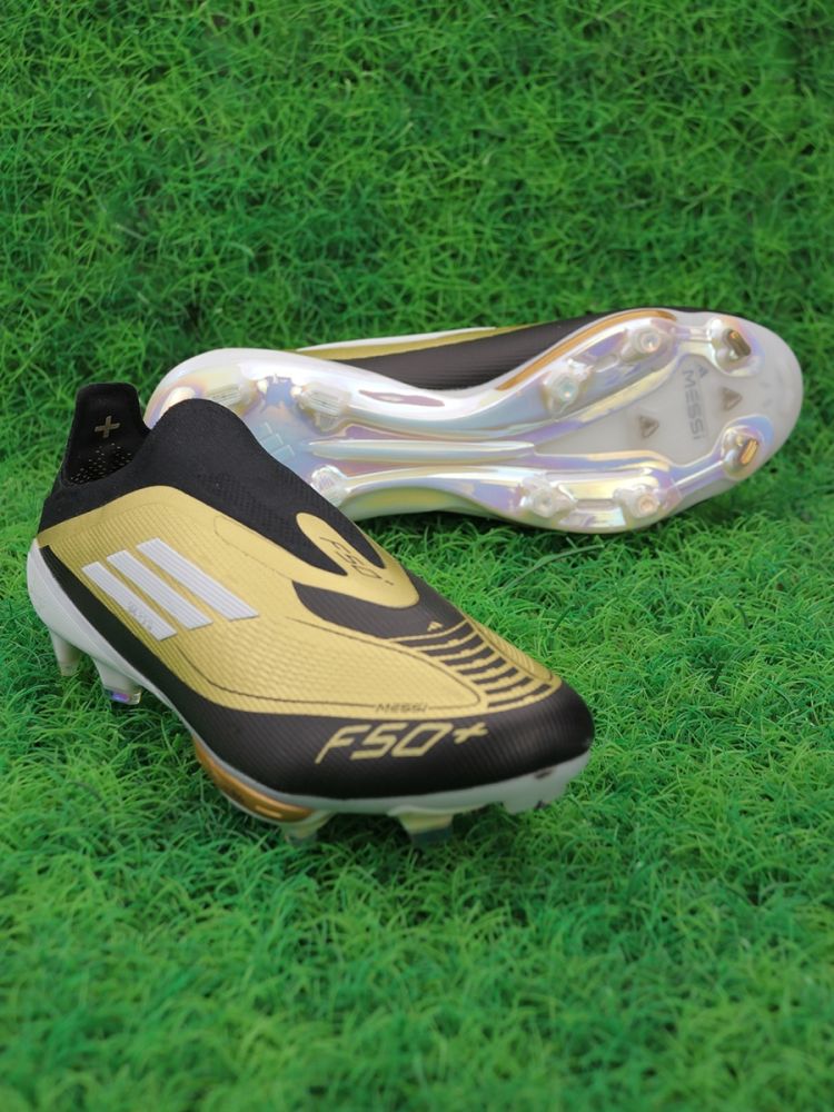 adidas F50+ Messi Elite FG Triunfo Dorado - Gold Metallic/Footwear White/Core Black