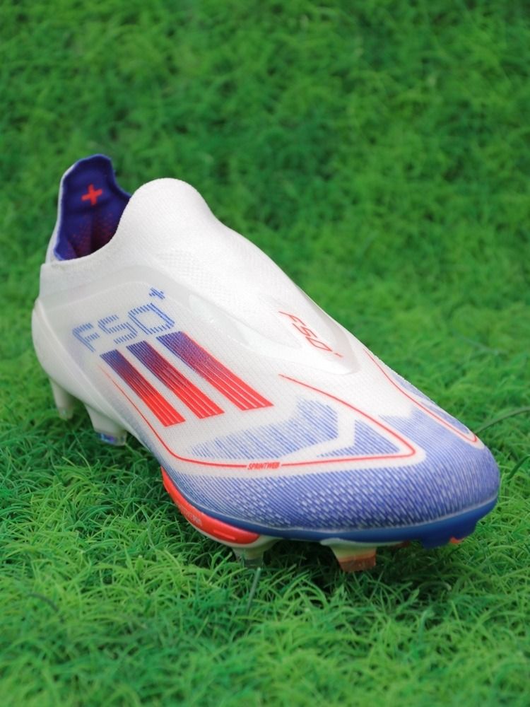 adidas F50+ Elite FG Advancement - Footwear White/Solar Red/Lucid Blue